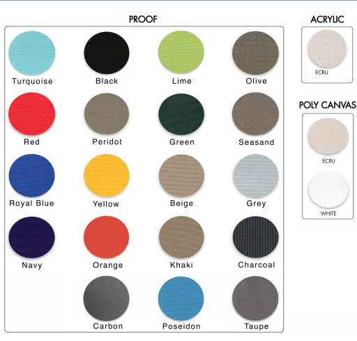 Tradewinds replacement canopy swatch